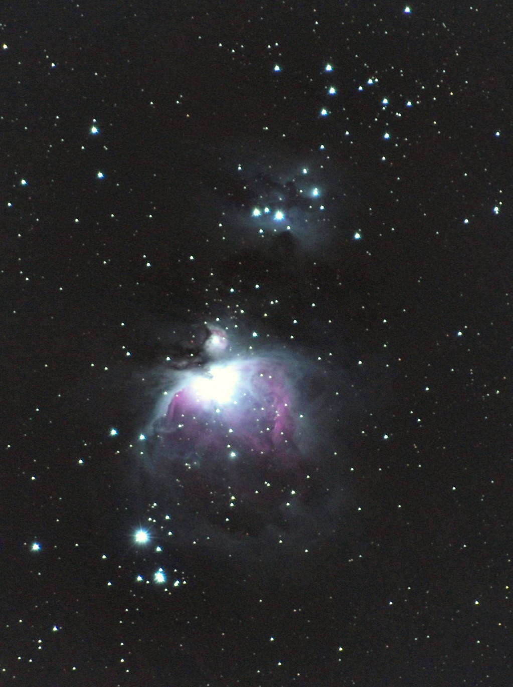 Orion Nebula and Running Man Nebula